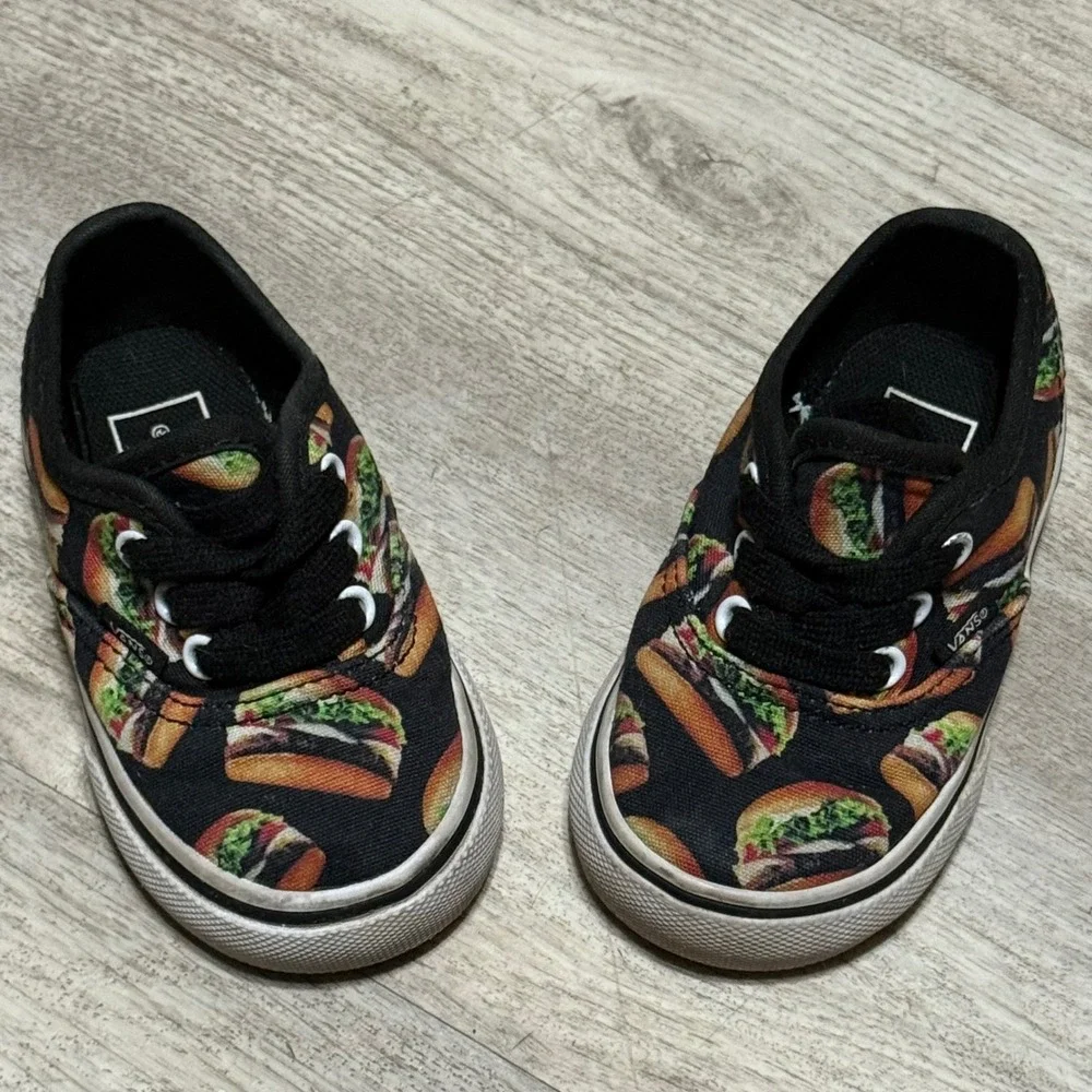 VANS Off the Wall Burger Toddler 4 Shoes‎ Sneaker